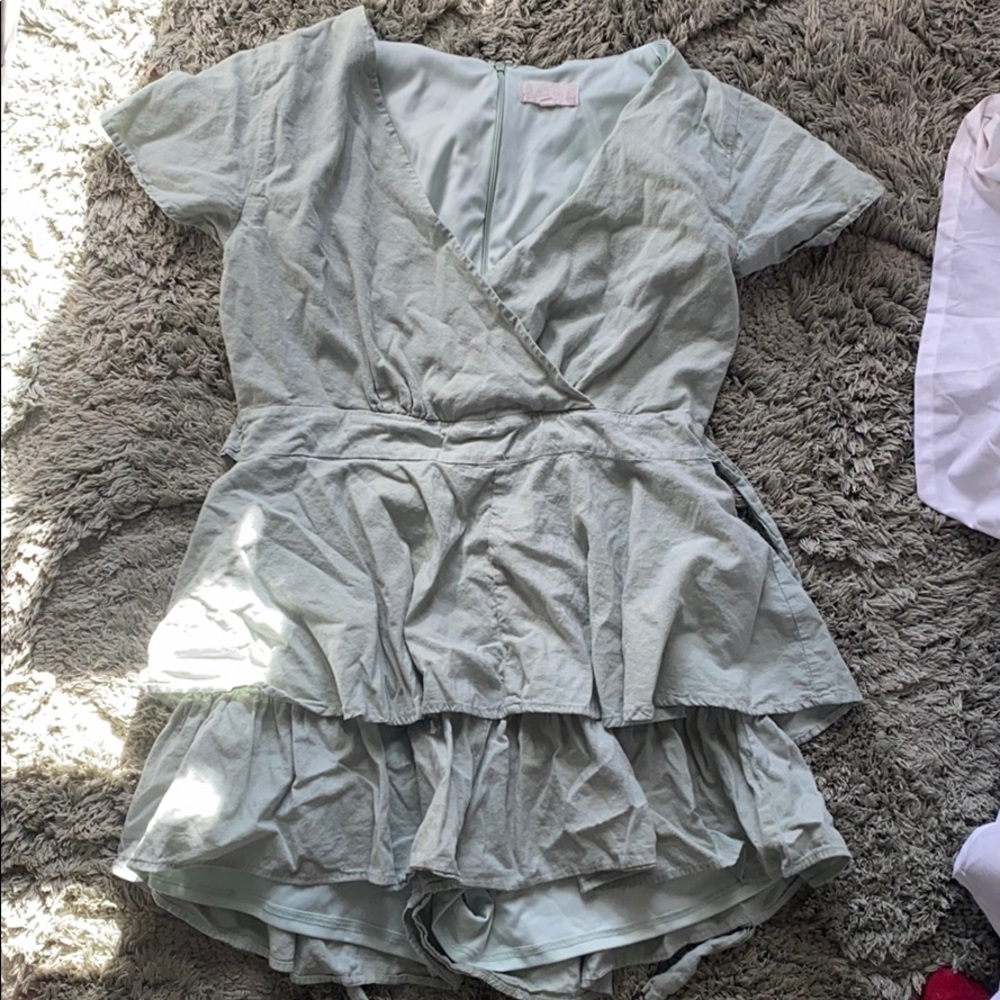 Altered State sage green romper